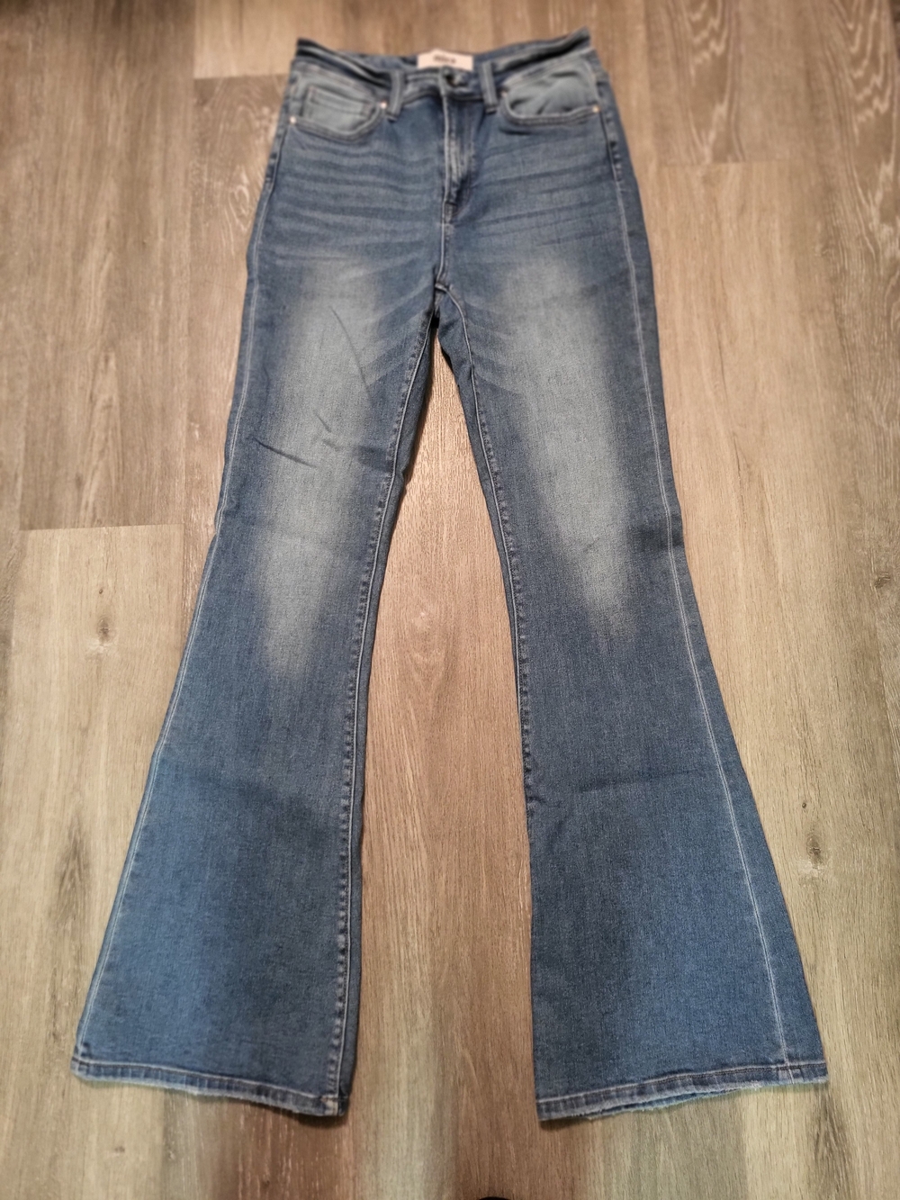 Womens Mica Denim High Rise Flare Jeans Medium Wash Size 29